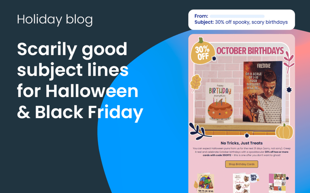 The best subject lines for Halloween and Black Friday
