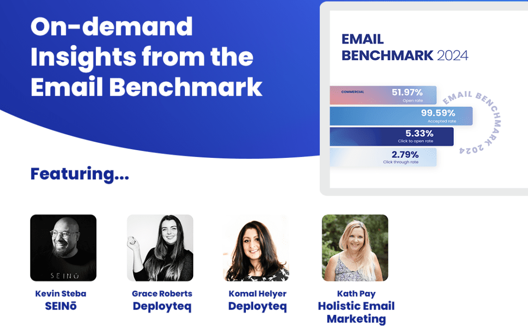 On-demand webinar: Findings from the Email Benchmark 2024