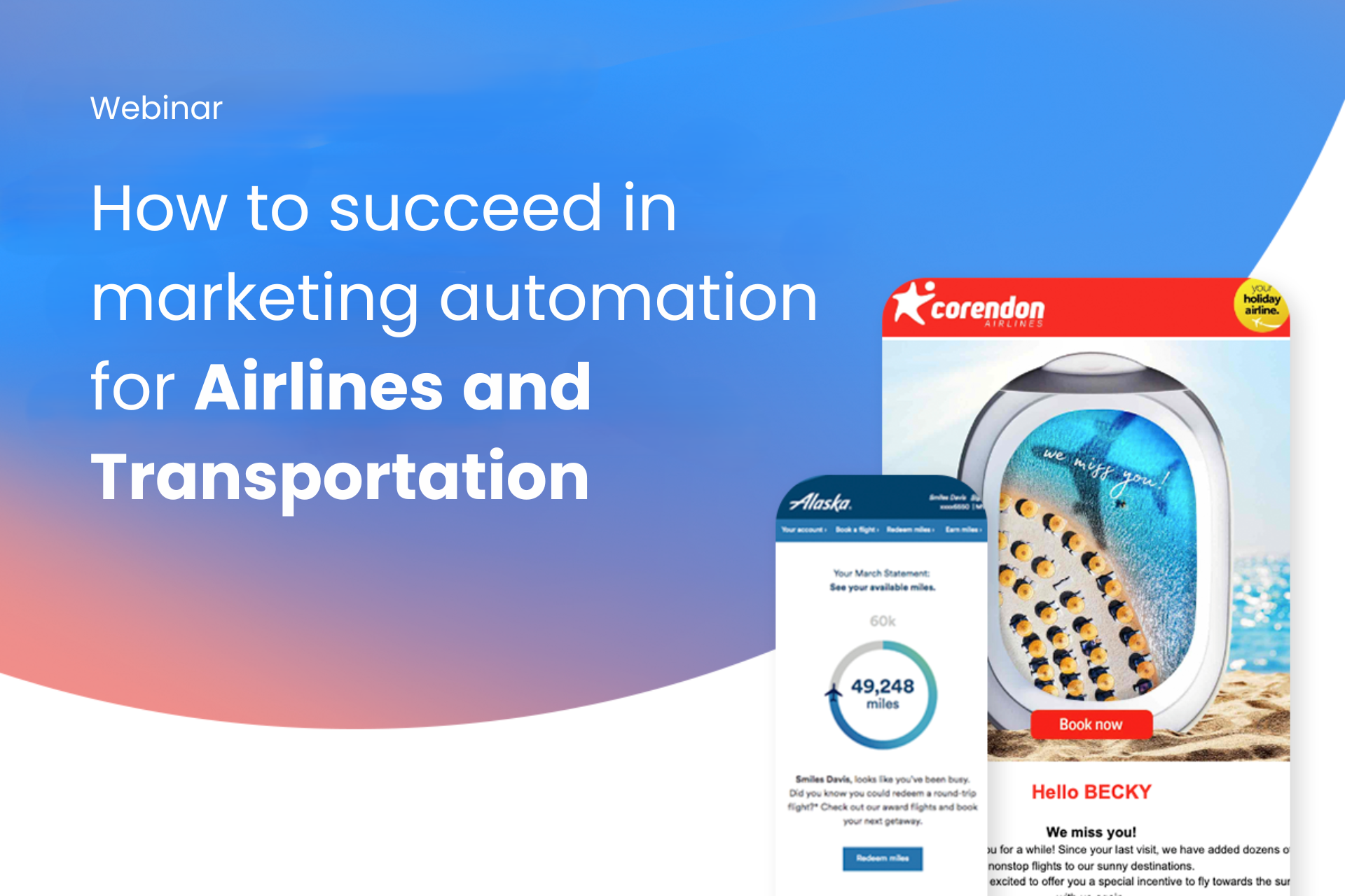 marketing automation for Airlines and Transportation